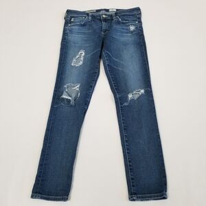 AG Adriano Goldschmeid Super Skinny Ankle Legging Jeans 29